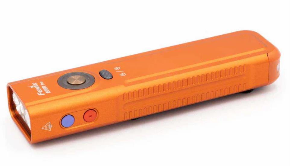 E06R Pro Three-Light Source Dual-Switch Control Flashlight Orange