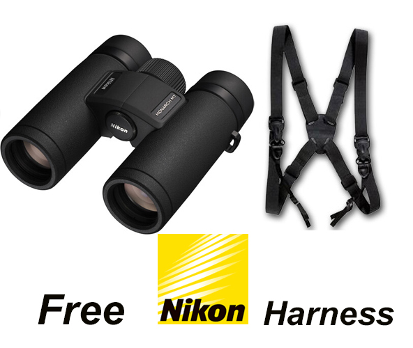 Nikon 10x30 Monarch M7 Binoculars #16764 + Nikon Harness. Nikon Canada Lifetime warranty.