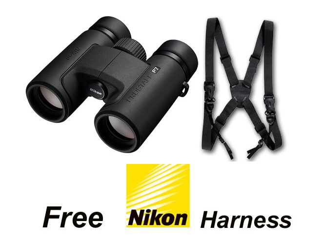 Nikon bundle 10x30 Prostaff P7 Binoculars + Nikon Binocular Harness