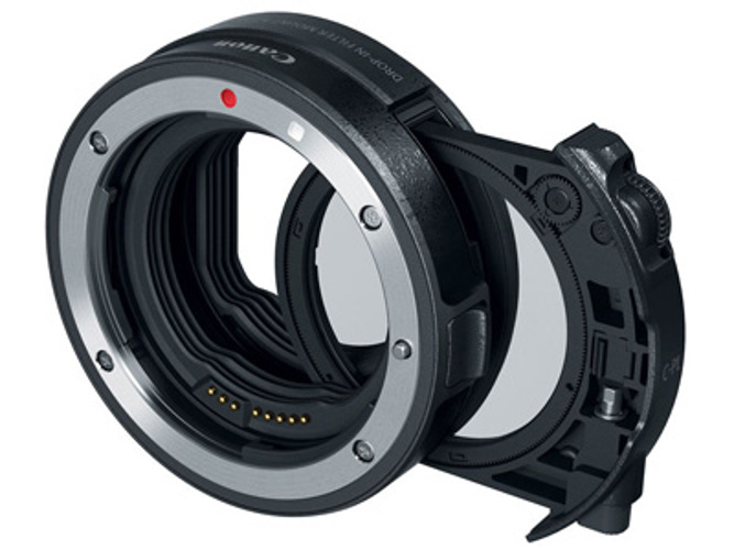 EF to RF EOS Lens Adapter  w/Drop In C Pol Filter 