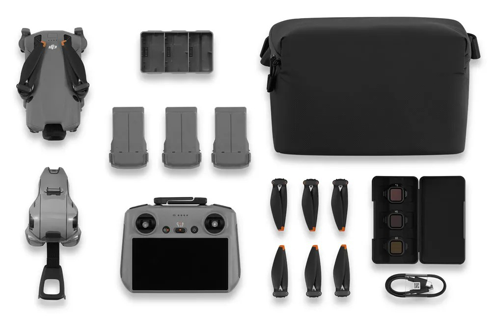 Mini 5 Pro Drone with RC2 Fly More Combo Plus (52 minute battery)