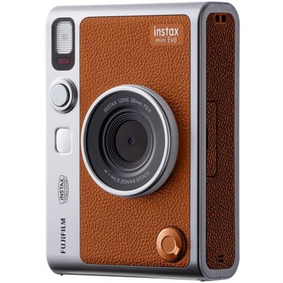INSTAX MINI EVO Hybrid Instant Camera Brown