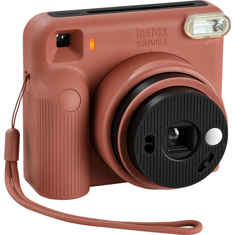 instax SQUARE 2 Instant Film Camera (Brick Red)
