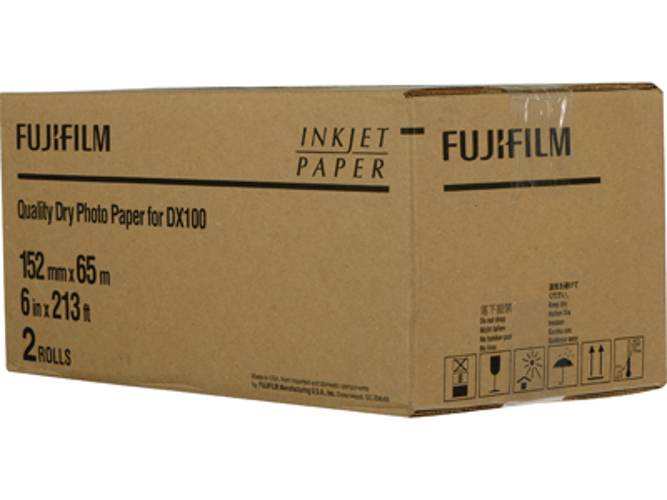 6x213 DX100 Inkjet Paper Lustre (2 Rolls)