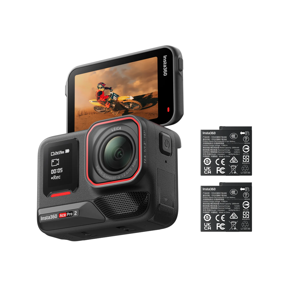 Insta360 Ace Pro 2 Action Camera Dual Battery Bundle