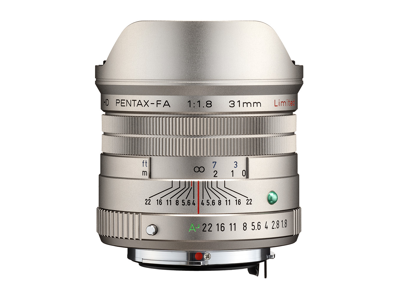 31mm f1.8 HD FA Limited Silver