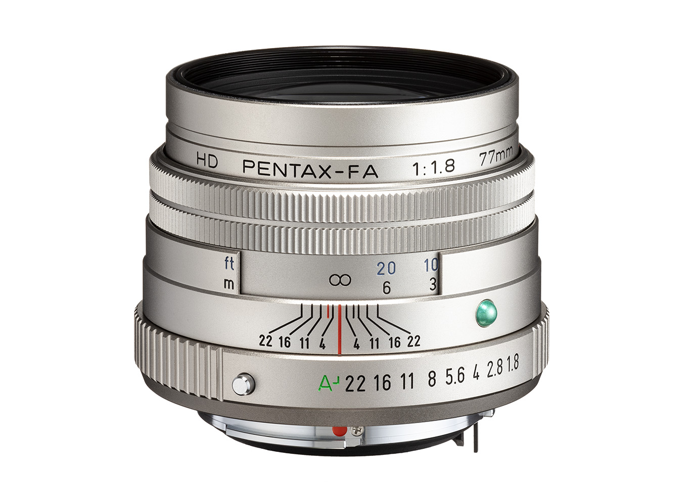 77mm f1.8 HD FA Limited Silver