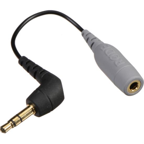 SC-3 3.5mm TRRS Female to 3.5mm Right-Angle TRS Male Adapter Cable