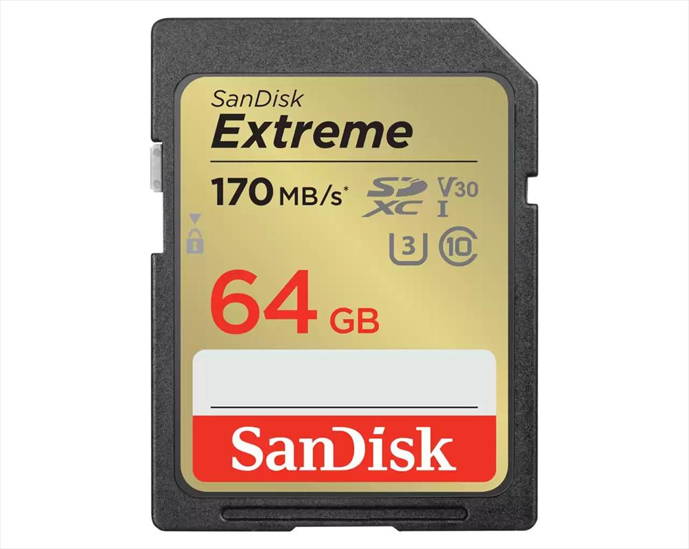 64GB Extreme SD UHS-I Card