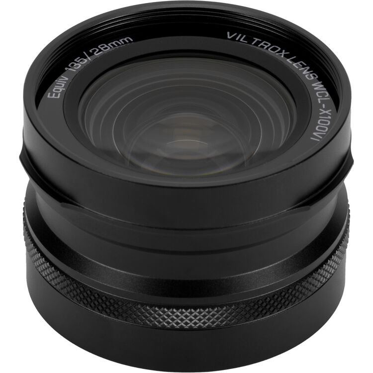 Wide Conversion Lens for FUJIFILM X100-Series Cameras (Black)