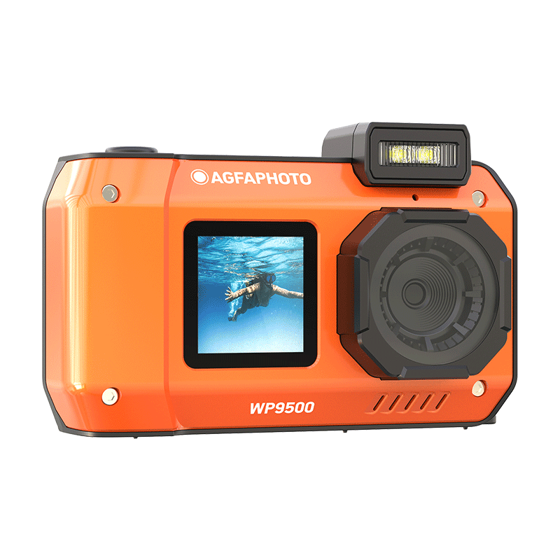 Realishot WP9500 Compact Digital Camera (Orange)