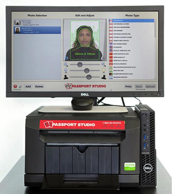 ezPassport Pro System and ID Studio with media