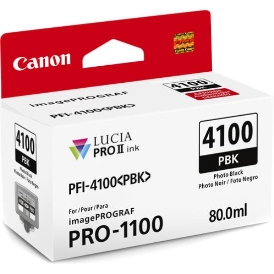 PFI-4100 Photo Black Pigment Ink Tank (80mL)