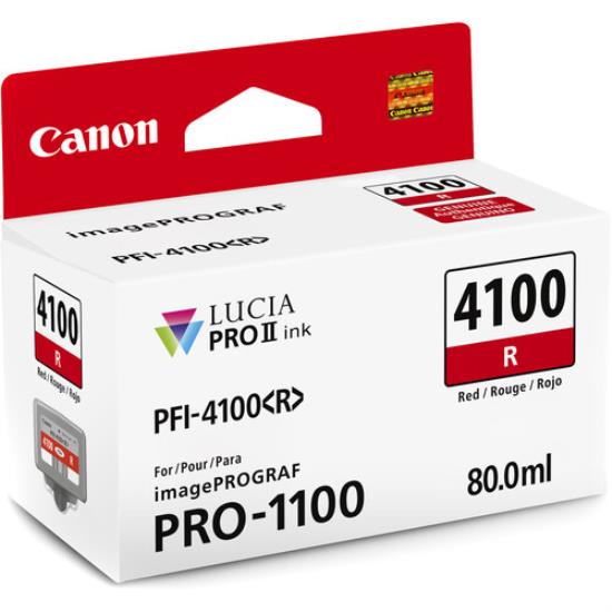 PFI-4100 Red Pigment Ink Tank (80mL)