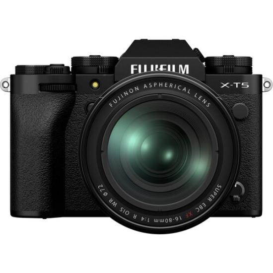X-T5 Camera with XF16-80 Kit Black #