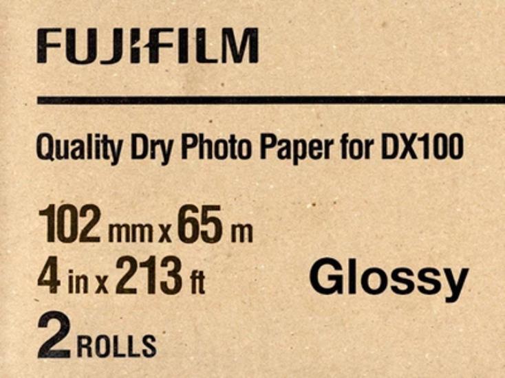 4x213 DX100 Inkjet Paper Glossy (2 Rolls)