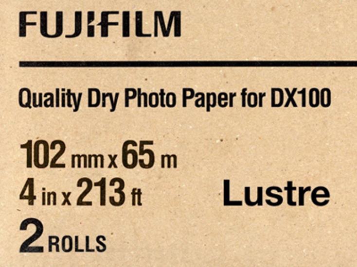 4x213 DX100 Inkjet Paper Lustre (2 Rolls)