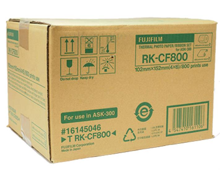 T2K-CF800 Dye Sub 4x6 Media for ASK300 Printer