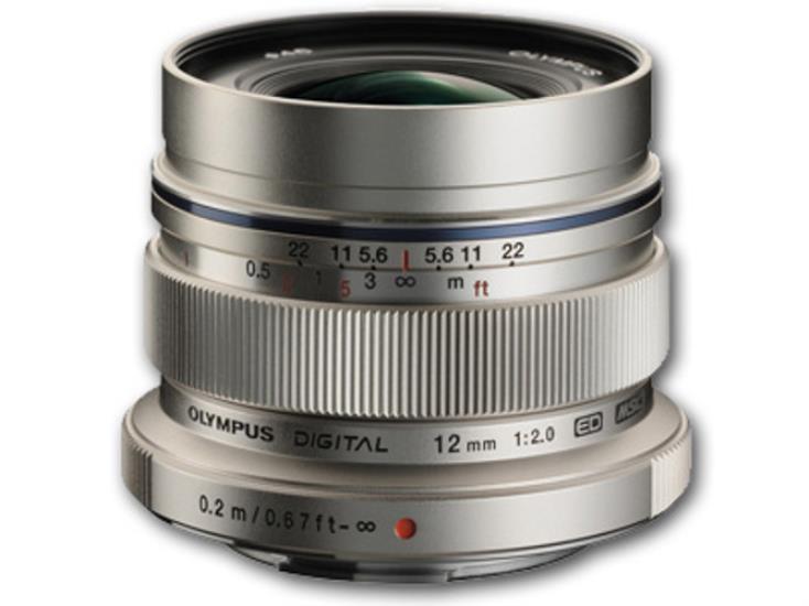 M.Zuiko Digital ED 12mm f/2.0 Silver Lens #