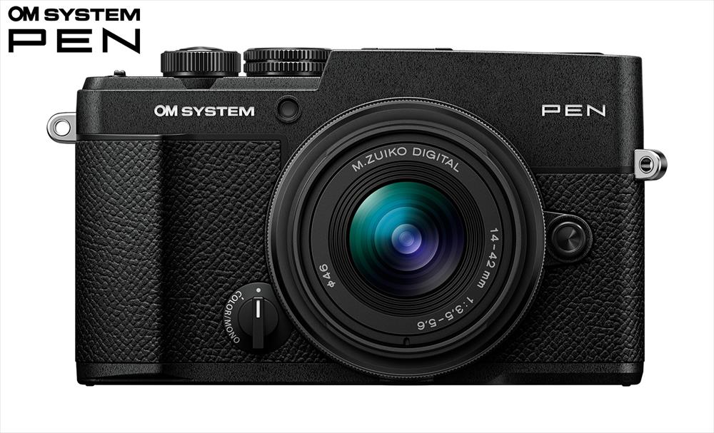 PEN Black with 14-42mm F3.5-5.6 III Lens Kit BONUS Leather Strap