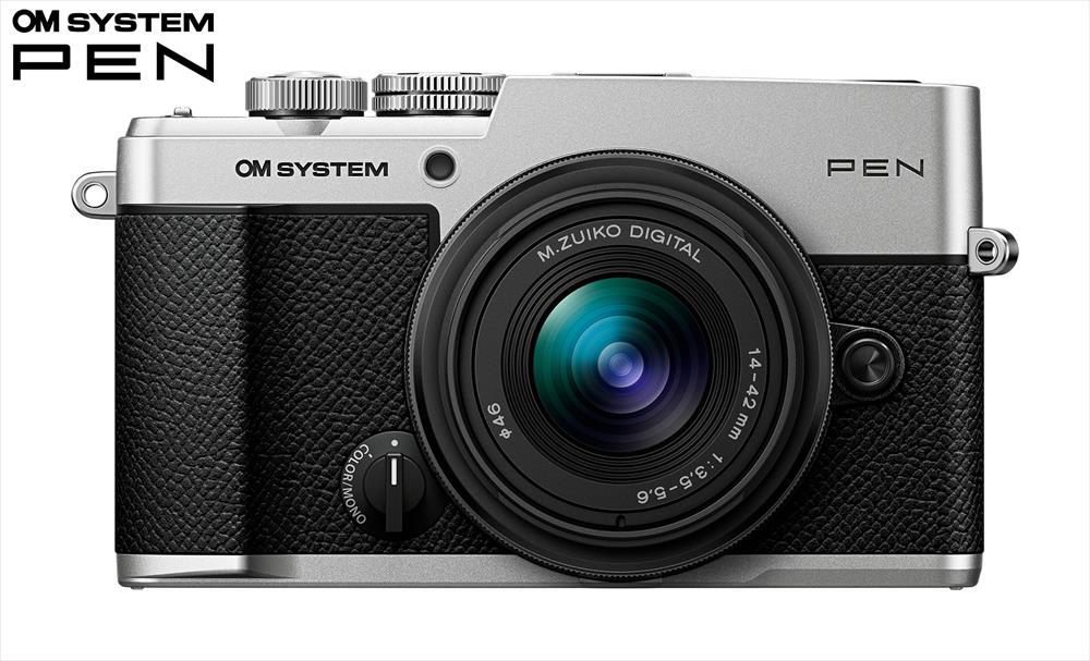 PEN Silver with 14-42mm F3.5-5.6 III Lens Kit BONUS Leather Strap