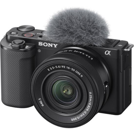 ZV-E10 Mirrorless Camera with E PZ 16-50mm f/3.5-5.6 II Lens (Black)