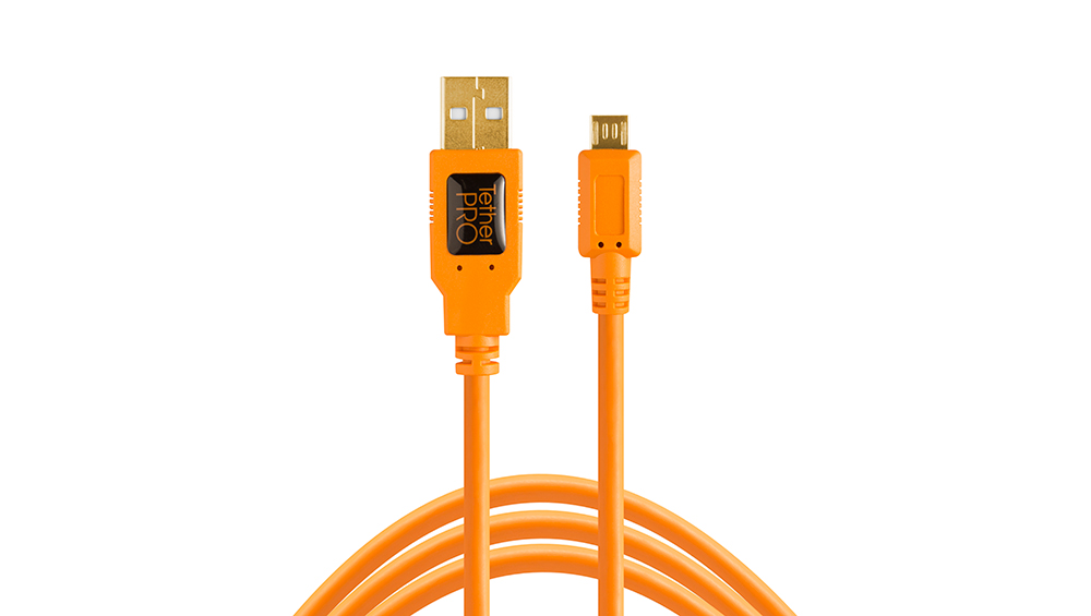 TetherPro USB 2.0 to Micro-B 5-Pin ORANGE