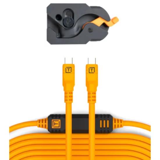 LeverLock & Cable Kit USB-C to USB-C 15' (4.6m) Straight - Straight