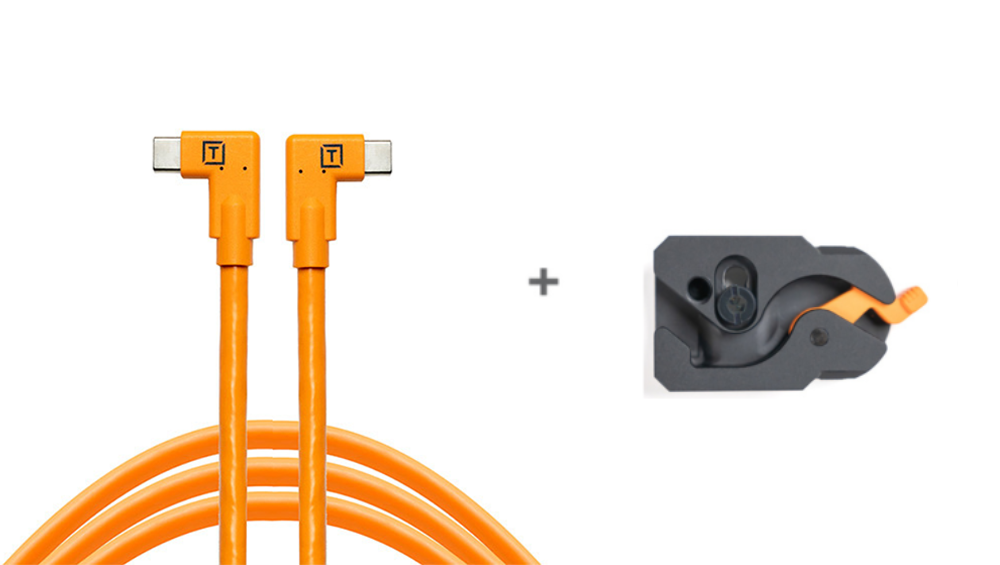 LeverLock & Cable Kit USB-C to USB-C 15' (4.6m) Right to Right