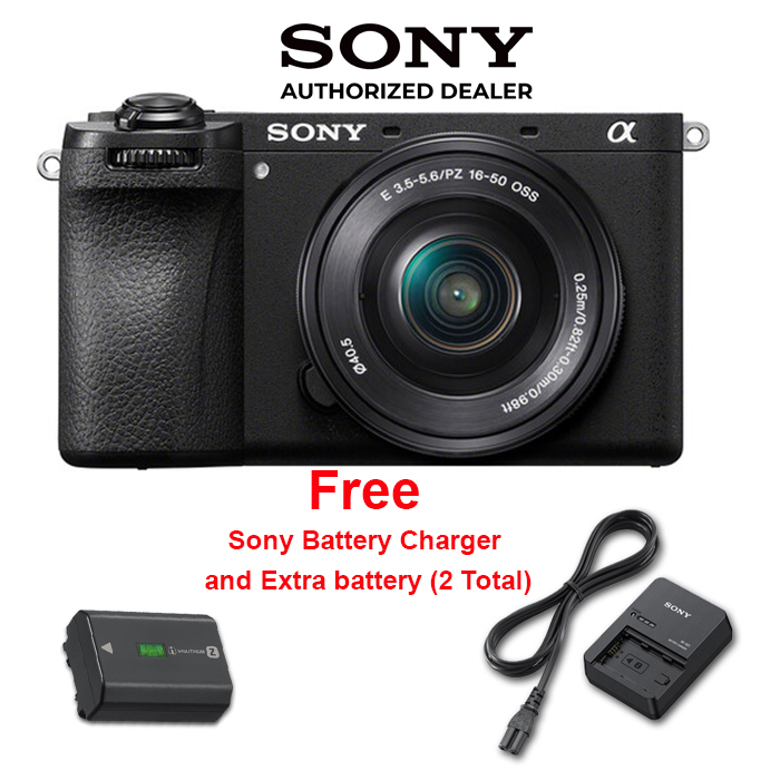 Sony Alpha a6700 with 16-50mm BONUS Sony BC-QZ1 Charger and NP-FZ100 Battery. SONY Canada Authorized