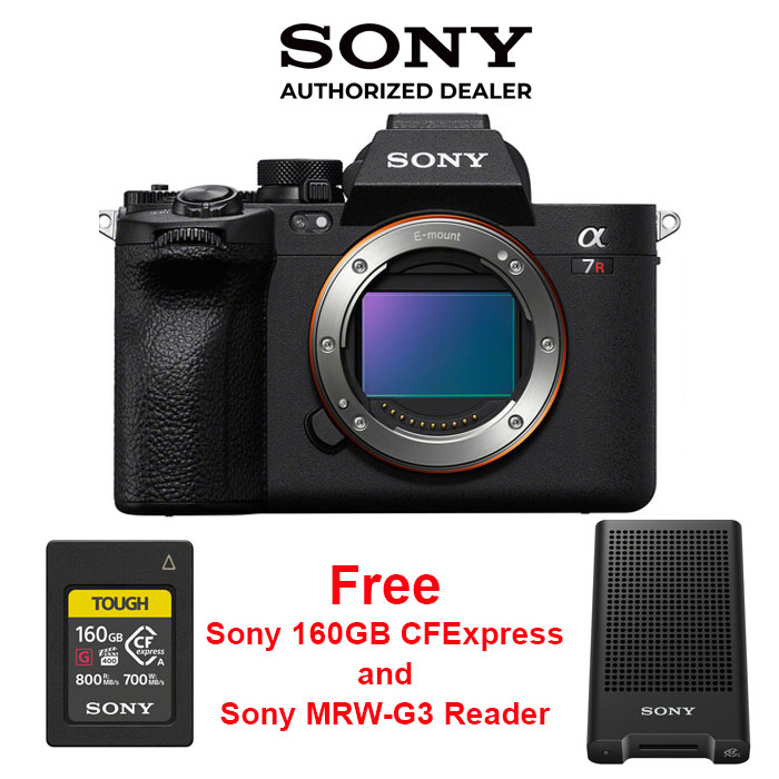 Sony Alpha a7R V Camera +  Sony 160GB CFexpress Card and Reader. SONY Canda Authorized