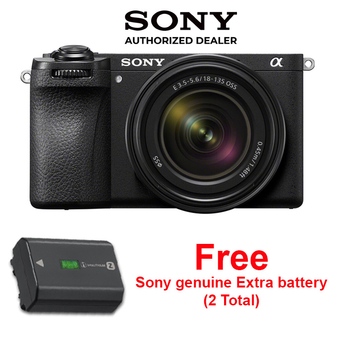 Sony Alpha a6700 + 18-135mm BONUS Extra NP-FZ100 Battery. SONY Canada Authorized