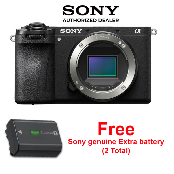 Sony Alpha a6700 Body BONUS Extra NP-FZ100 Battery. SONY Canada Authorized