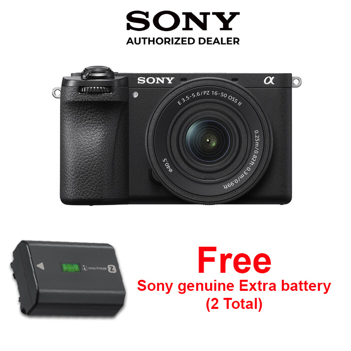 Sony Alpha a6700 with 16-50mm II BONUS Extra NP-FZ100 Battery. SONY Canada Authorized