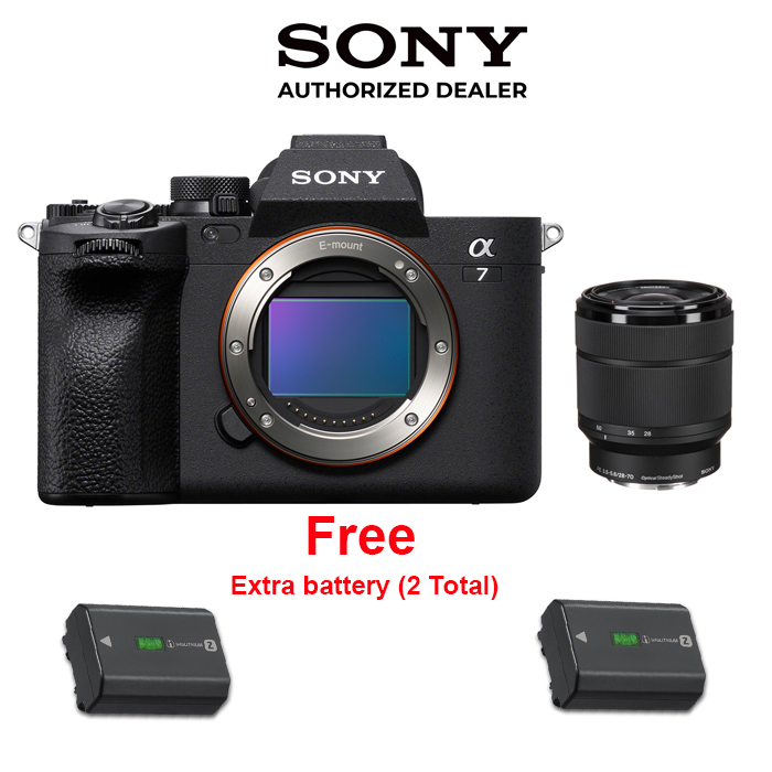 Sony a7IV Camera with 28-70mm f3.5-5.6 BONUS extra genuine NPFZ100 Battery