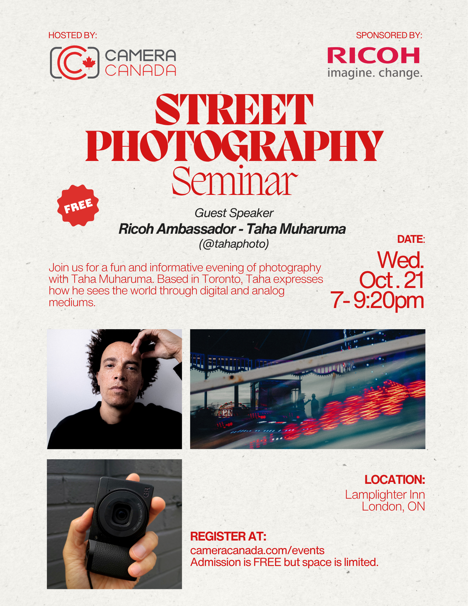 Street Photography Seminar with Taha Muharuma