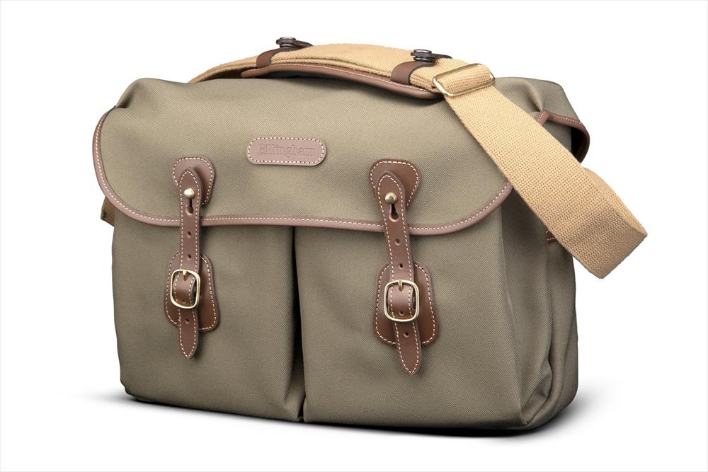 Icon Messenger Bag Sage Fibrenyte_Chocolate Leather