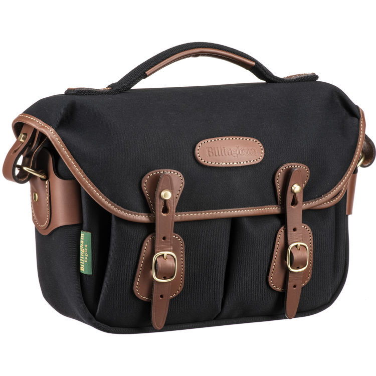 Hadley Small Pro Shoulder Canvas Black/Tan 