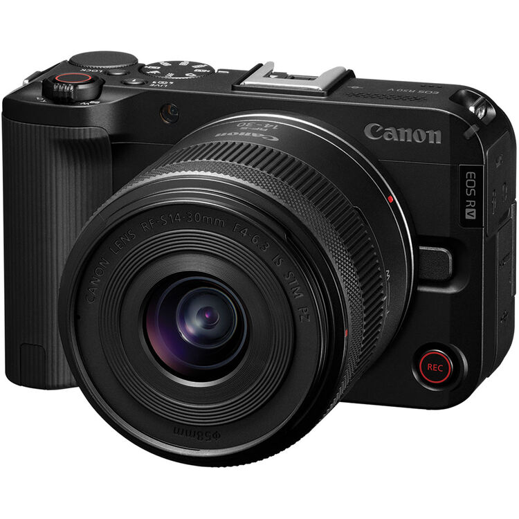 EOS R50 V with RF-S 14-30mm F4-6.3 IS STM PZ Lens BONUS Battery