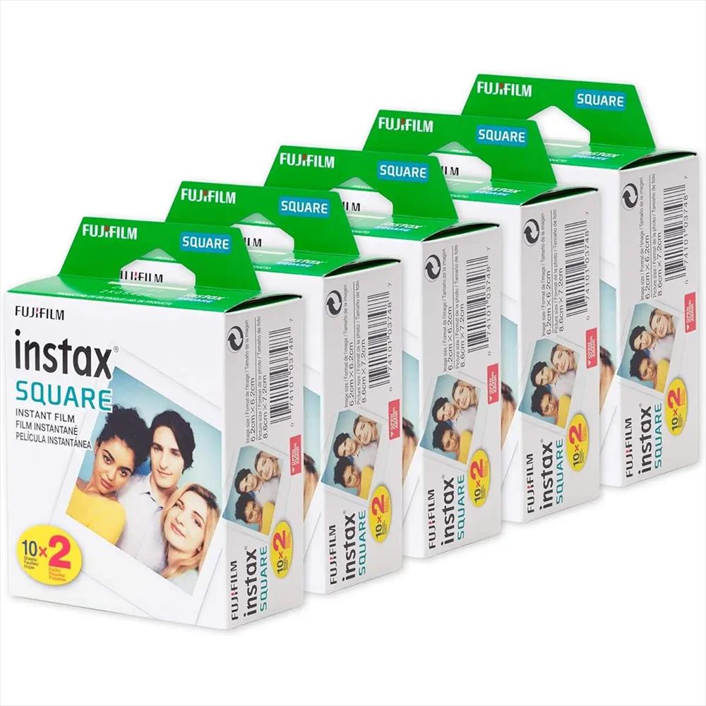 Instax Square Film 100pk - 5 x 20 Pack (100 Prints Total)