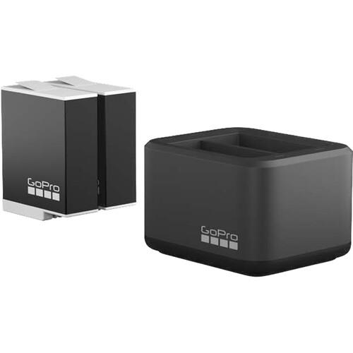 Dual-Battery Charger with Two Enduro Batteries for Select HERO Cameras