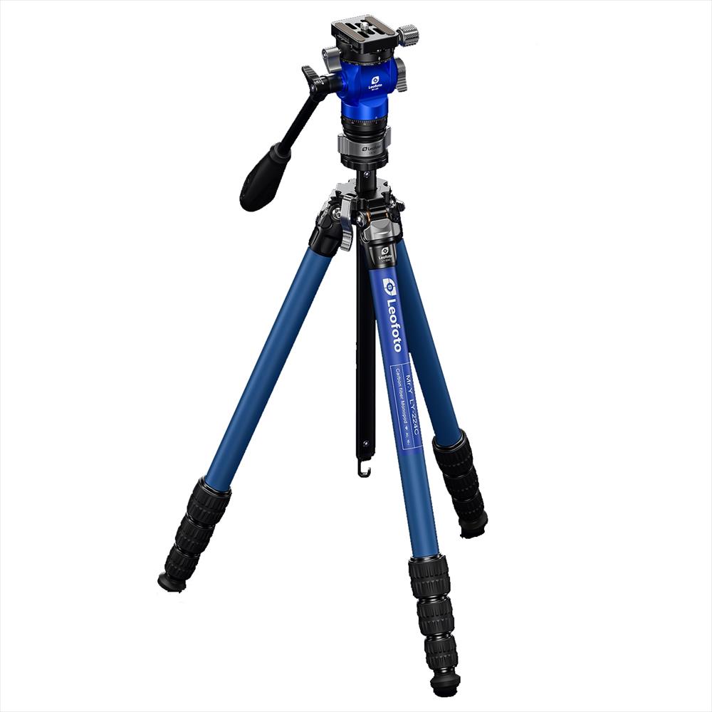 Mr. Y Series LY-224C Carbon Fibre Tripod with BV-0R Fluid Head & LB-38