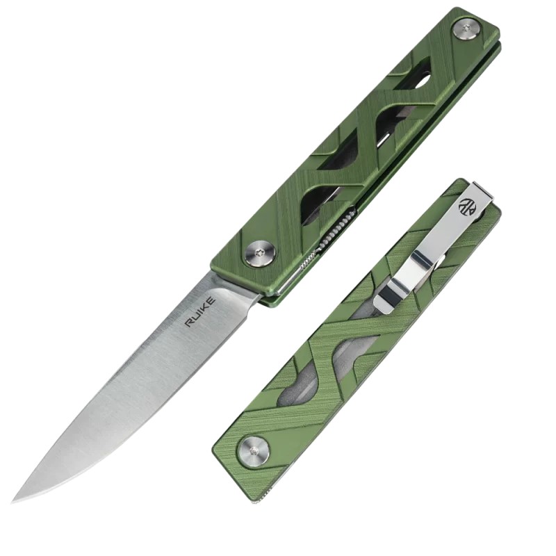 P878-AG Folding Pocket Knife Green