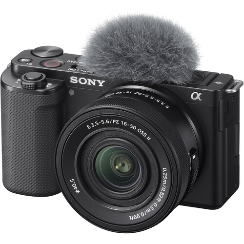 ZV-E10 Mirrorless Camera with E PZ 16-50mm f/3.5-5.6 II Lens (Black)