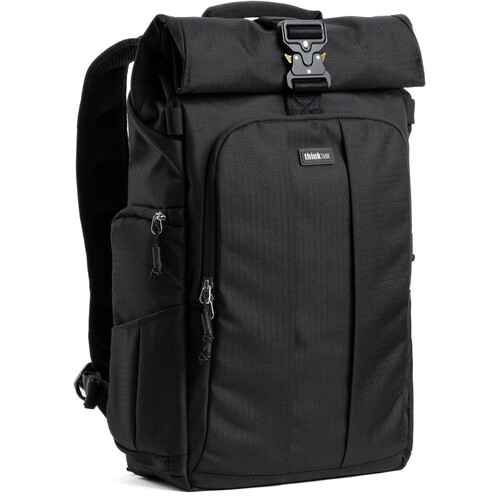 FocusPoint Rolltop Camera Backpack (Asphalt Black 22 L)